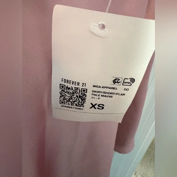 Forever 31 pale mauve flair silk skirt - Picture 4 of 4